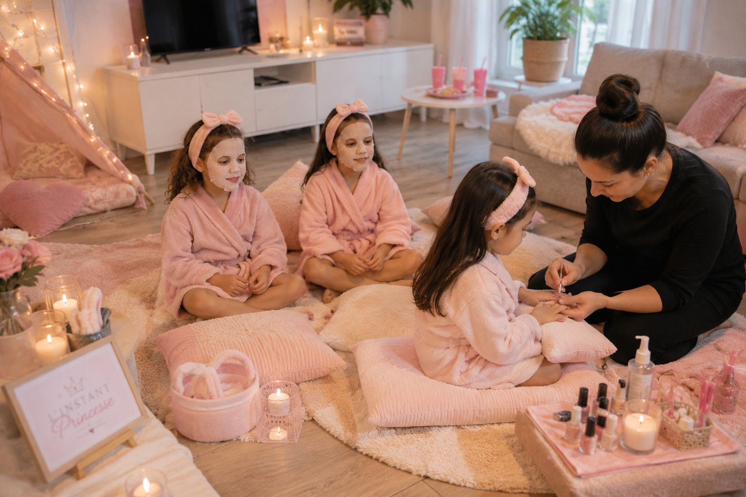 Ambiance douce et féérique pour un atelier cocooning enfant